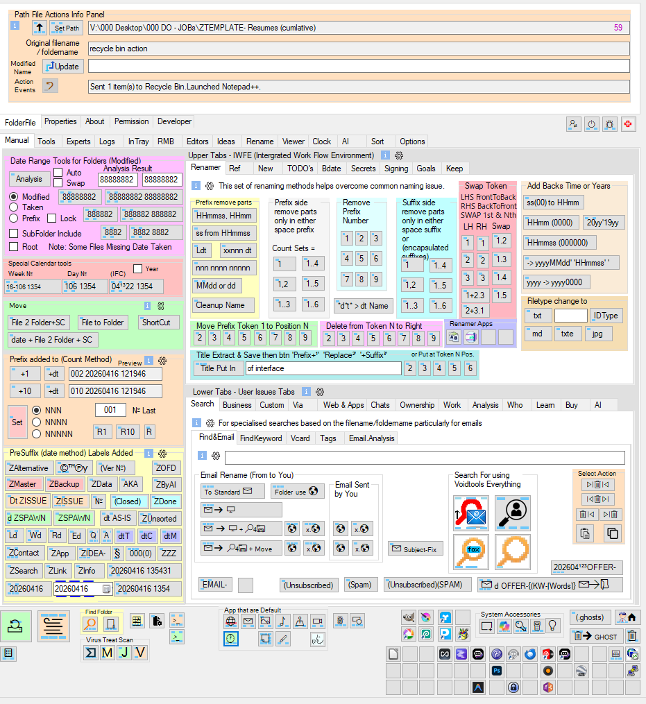 Ammenster Sneak Peak of the part interface for issue centric computing.